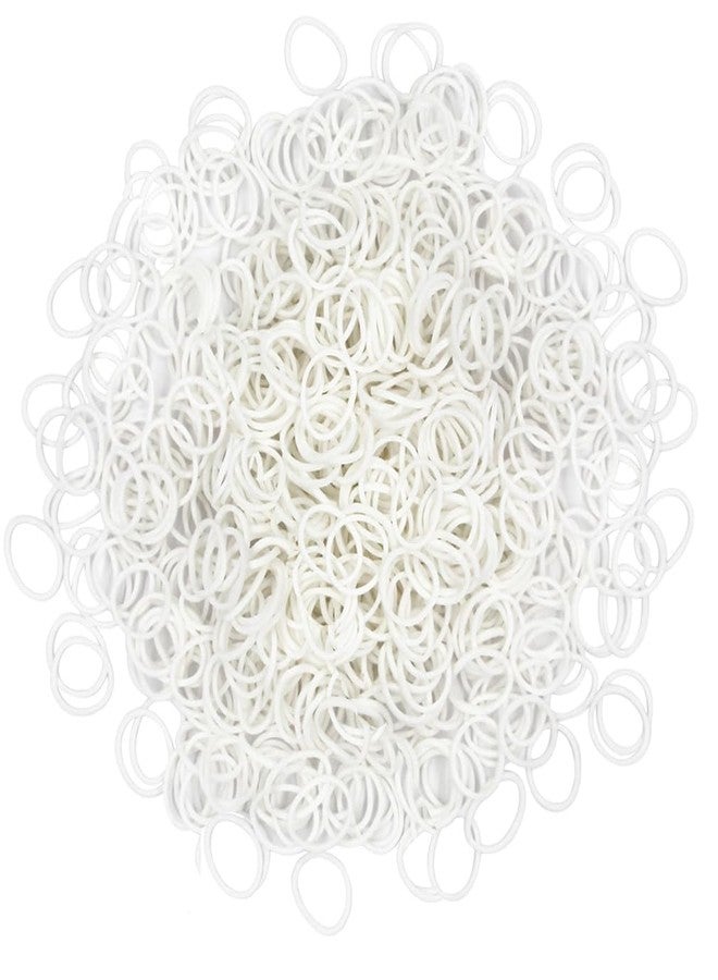 LOVNBHELP 8000+ Loom Rubber Bands Unique Bright Colors DIY Craft Gift Loom Bracelet Refill Kit for Boy and Girl/White - Image 1